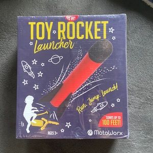 NIB MotoWorx Toy Rocket Launcher.